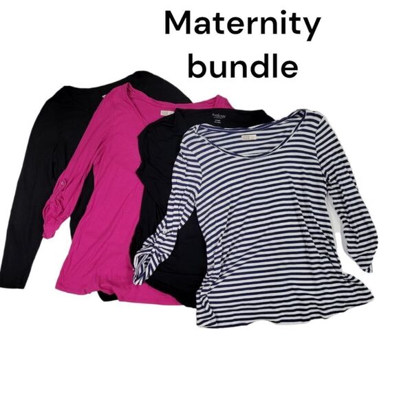 Old Navy Tops - Old Navy & A:glow maternity bundle